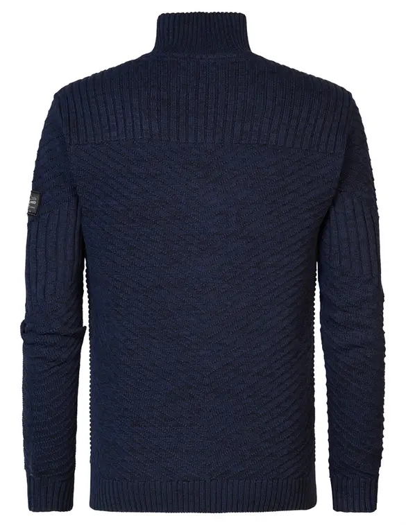 Petrol Men Knitwear Collar Cardigan M-3040-KWC295