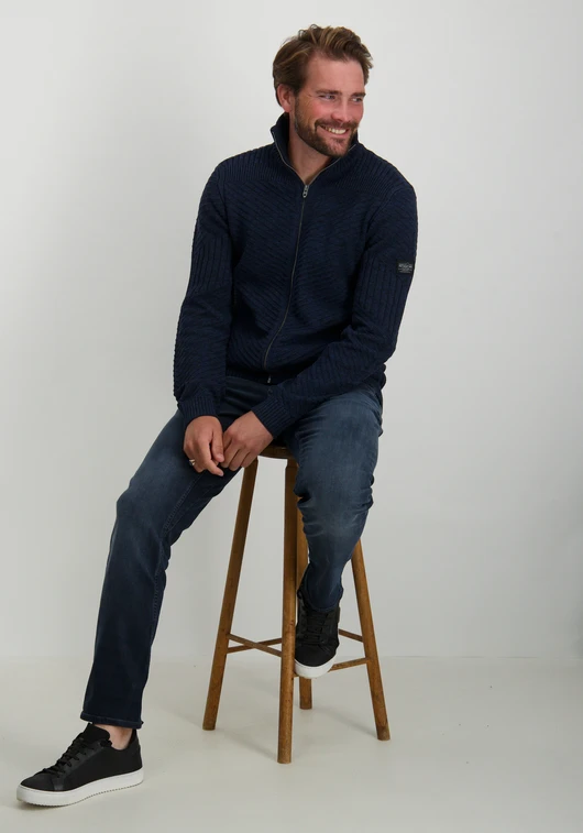 Petrol Men Knitwear Collar Cardigan M-3040-KWC295