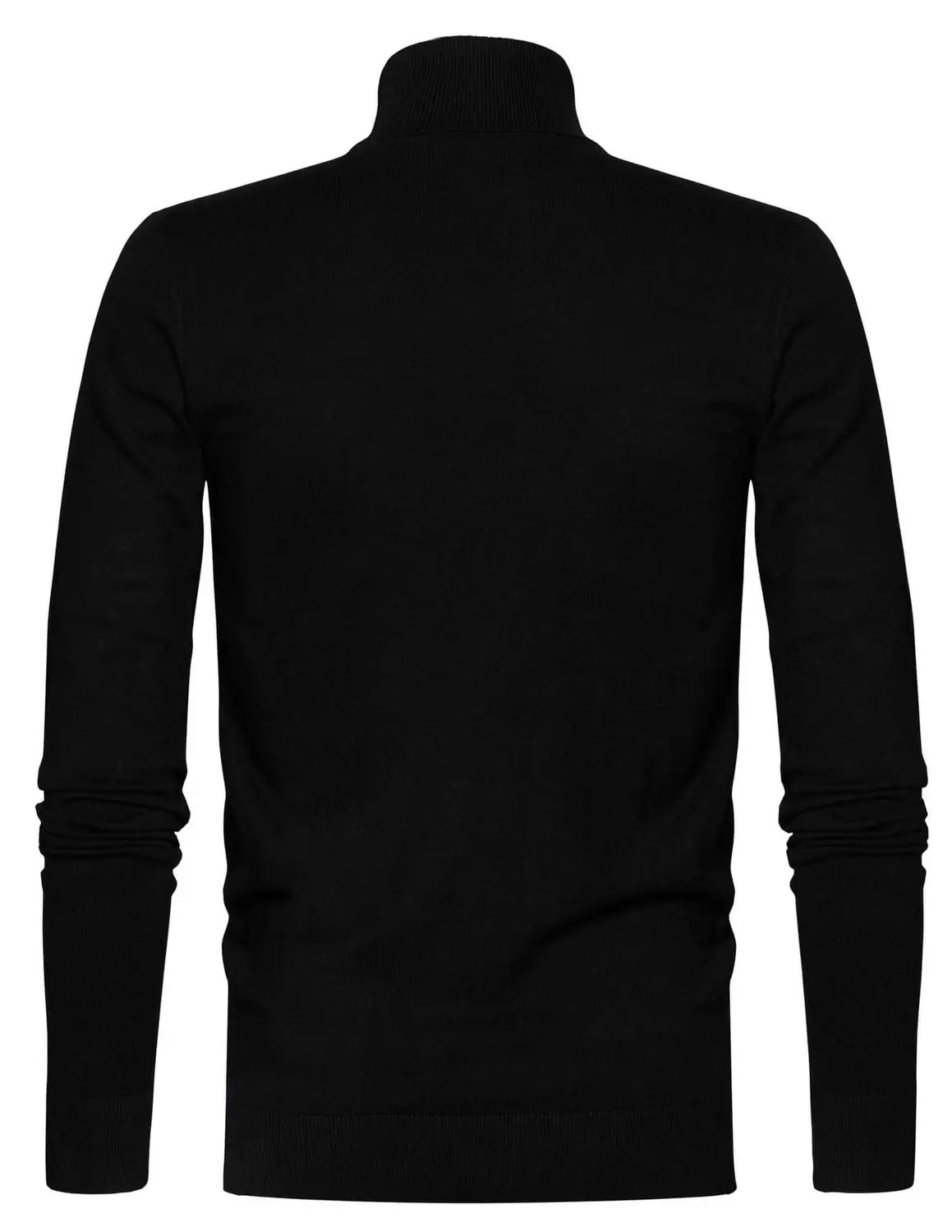 Petrol Men Knitwear Collar M 3010 KWC2040 zwart kopen bij The Stone