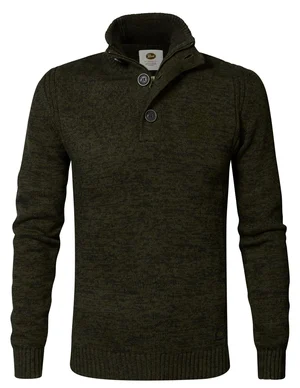 Petrol Men Knitwear Collar M-3020-KWC206