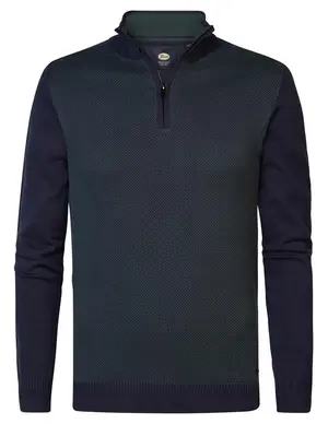 Petrol Men Knitwear Collar M-3040-KWC205