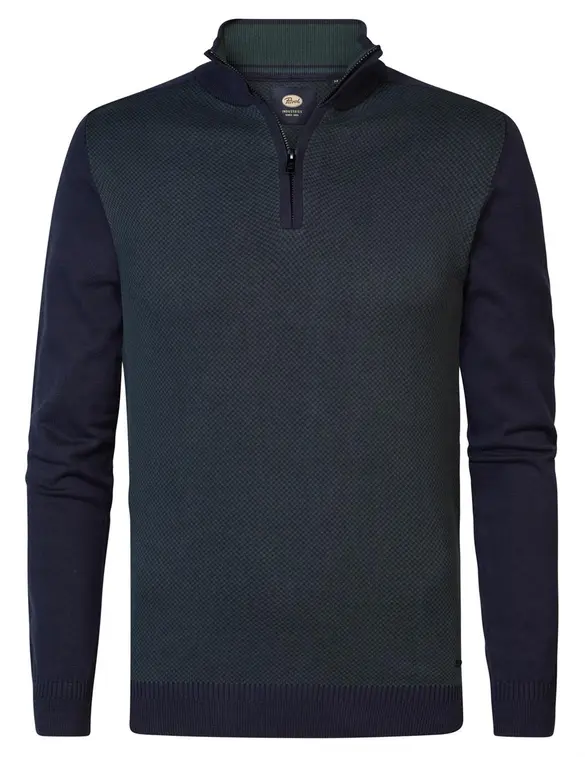 Petrol Men Knitwear Collar M-3040-KWC205
