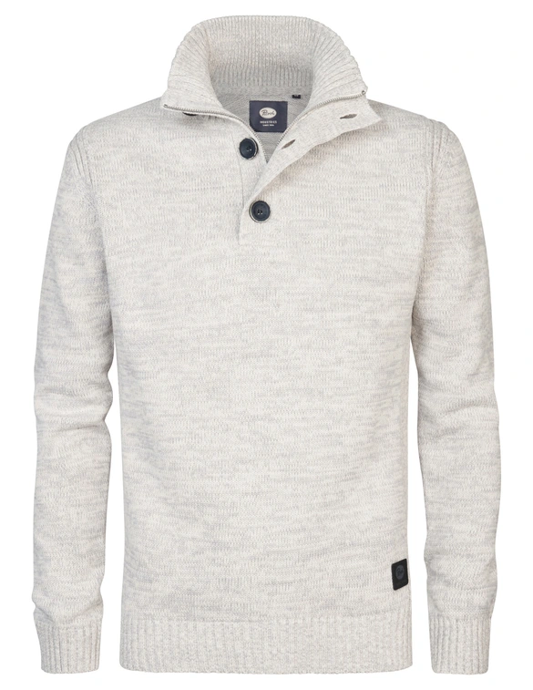 Petrol Men Knitwear Collar M-3040-KWC206