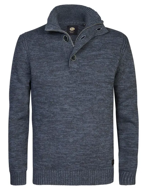 Petrol Men Knitwear Collar M-3040-KWC206
