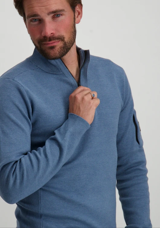 Petrol Men Knitwear Collar M-3040-KWC248
