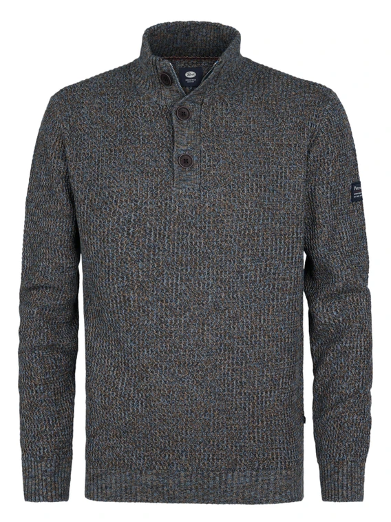 Petrol Men Knitwear Collar M-3050-KWC270