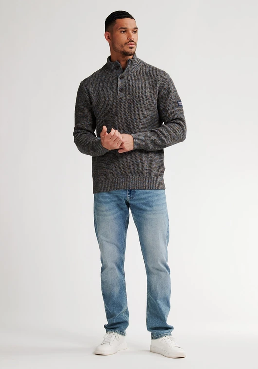 Petrol Men Knitwear Collar M-3050-KWC270