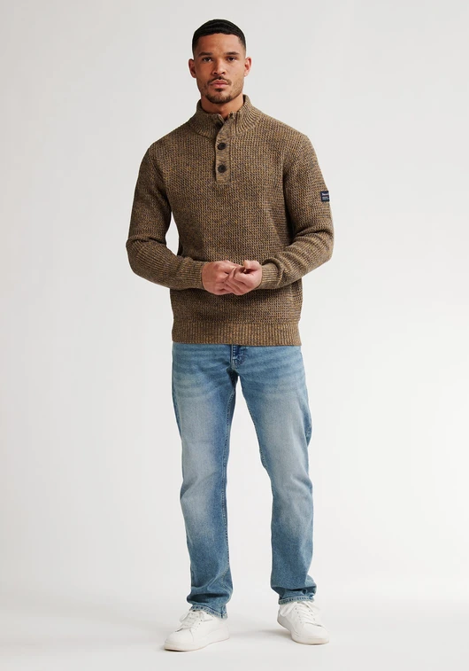 Petrol Men Knitwear Collar M-3050-KWC270