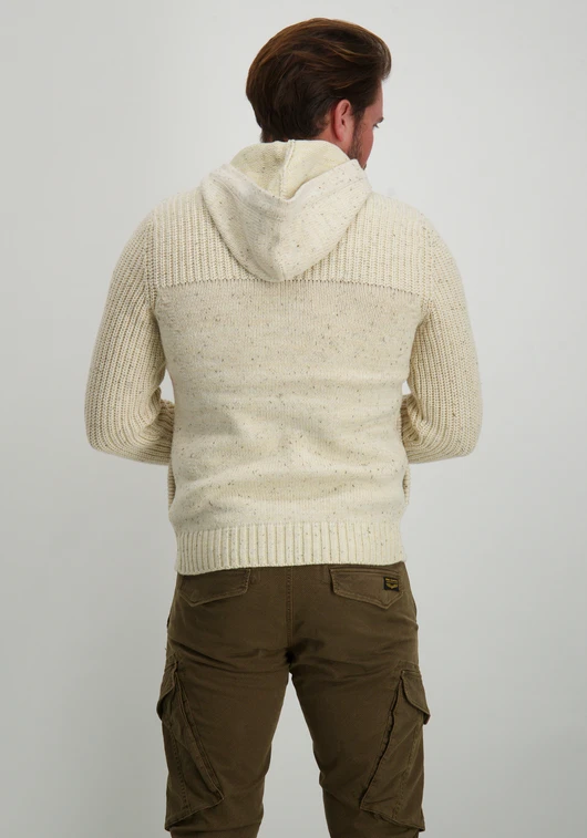 Petrol Men Knitwear Hooded Cardigan M-3040-KWH210