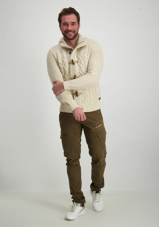Petrol Men Knitwear Hooded Cardigan M-3040-KWH210
