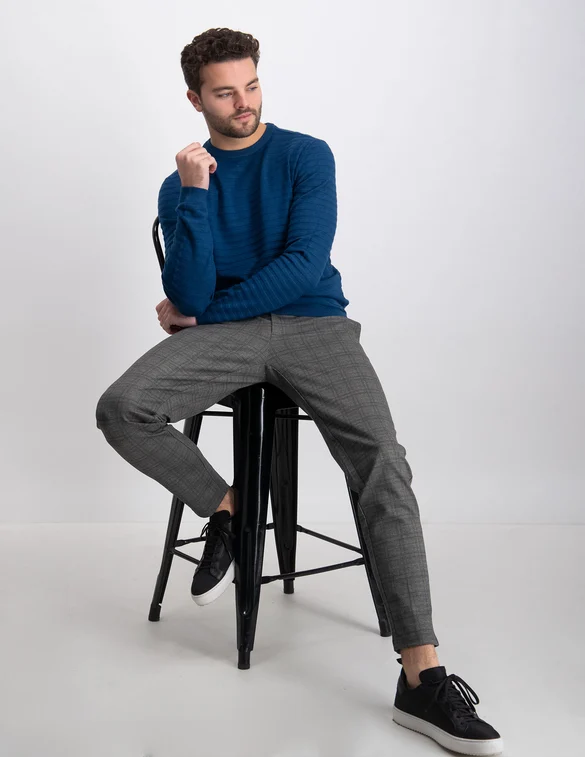 Petrol Men Knitwear Round Neck Basic M-3020-KWR269