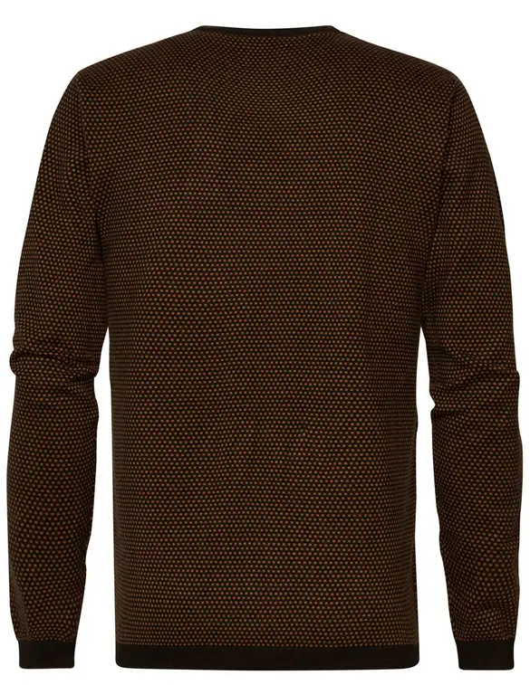 Petrol Men Knitwear Round Neck Basic M-3030-KWR238