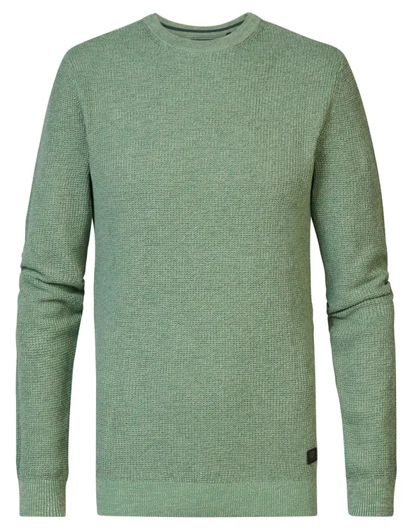 Petrol Men Knitwear Round Neck Basic M-3040-KWR225