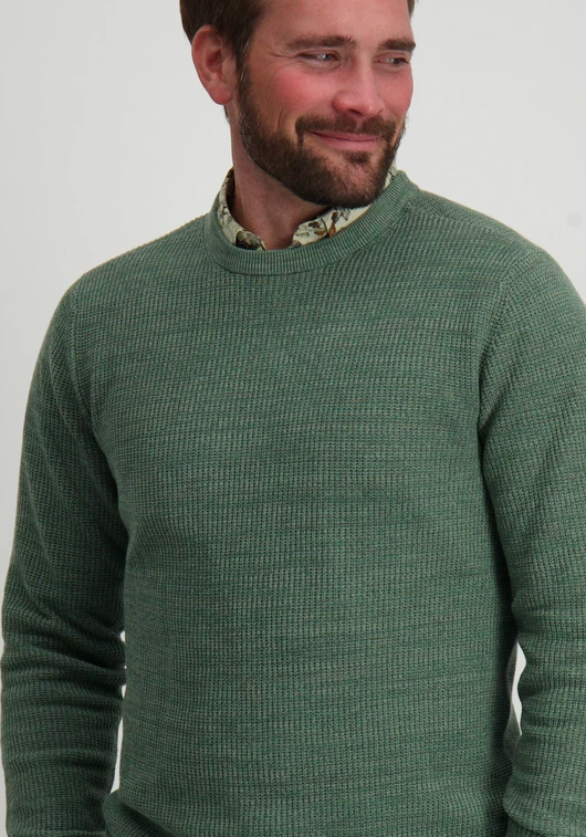 Petrol Men Knitwear Round Neck Basic M-3040-KWR225