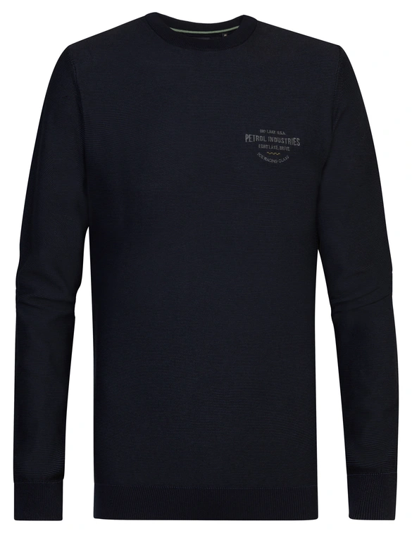 Petrol Men Knitwear Round Neck Basic M-3040-KWR233