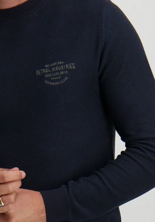 Petrol Men Knitwear Round Neck Basic M-3040-KWR233