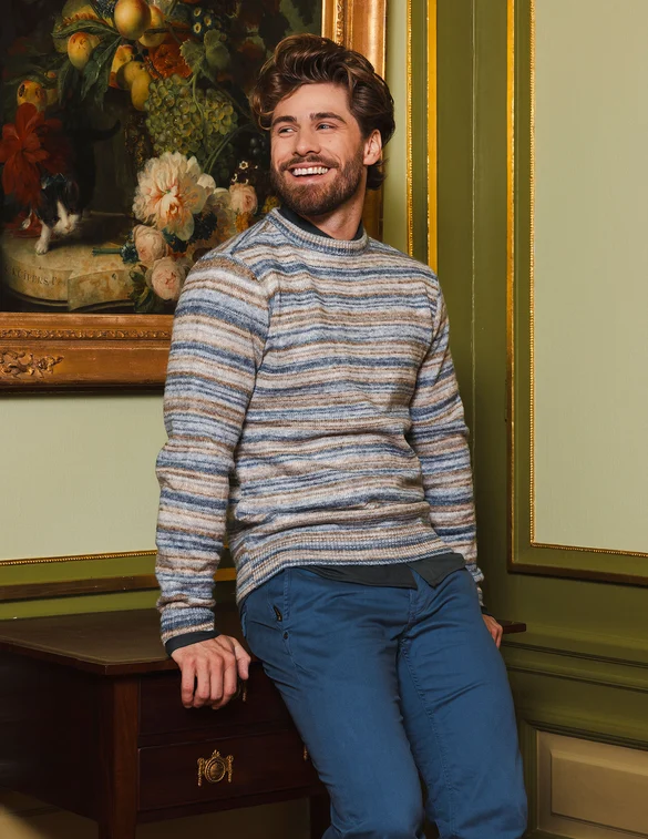 Petrol Men Knitwear Round Neck Basic M-3040-KWR271