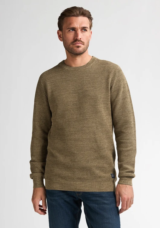 Petrol Men Knitwear Round Neck Basic M-3050-KWR225