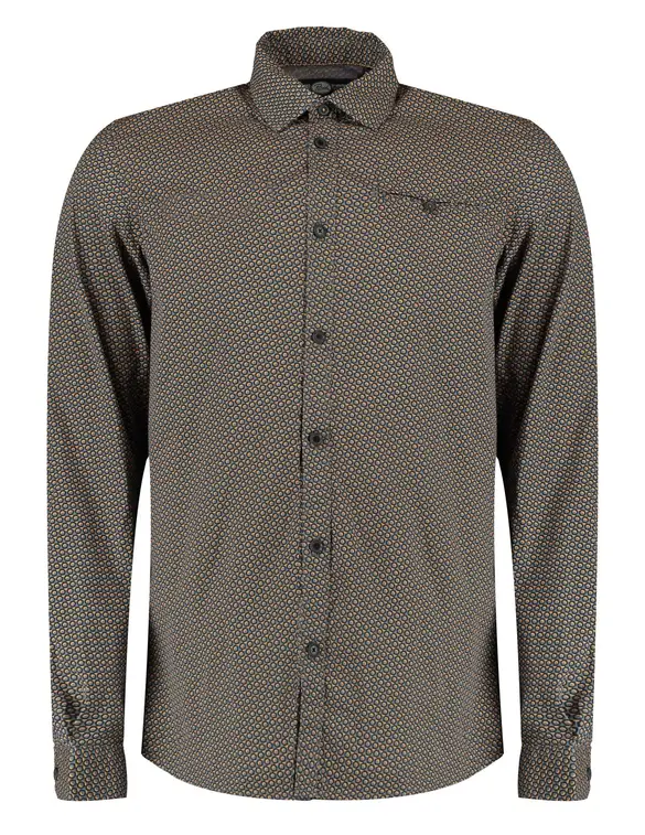 Petrol Men Shirt Long Sleeve AOP M-3020-SIL404