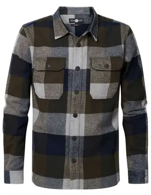 Petrol Men Shirt Long Sleeve AOP M-3020-SIL405