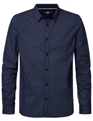 Petrol Men Shirt Long Sleeve AOP M-3020-SIL406