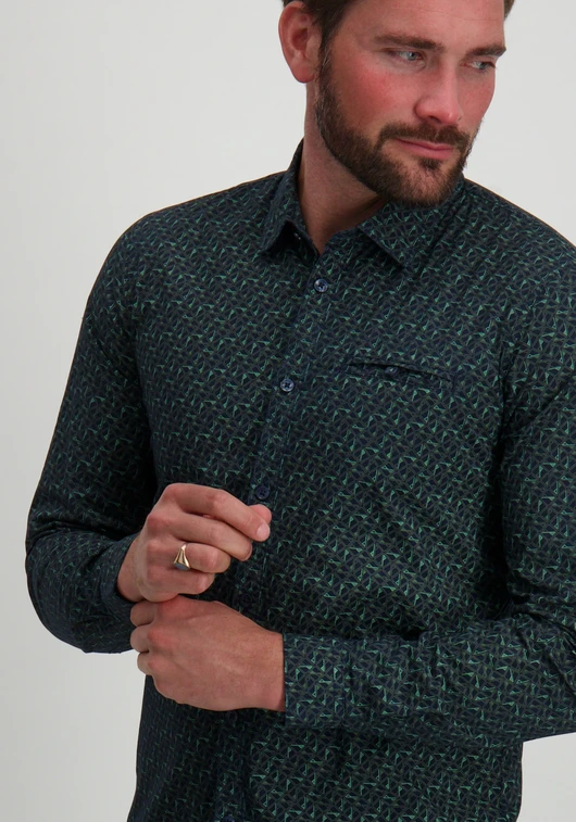 Petrol Men Shirt Long Sleeve AOP M-3040-SIL404