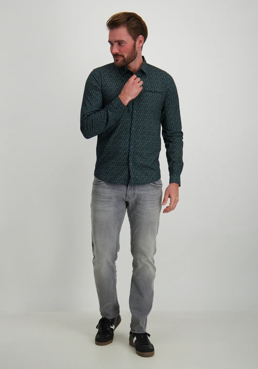 Petrol Men Shirt Long Sleeve AOP M-3040-SIL404