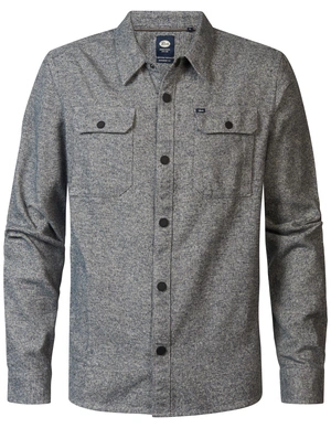 Petrol Men Shirt Long Sleeve Uni M-3040-SIL412