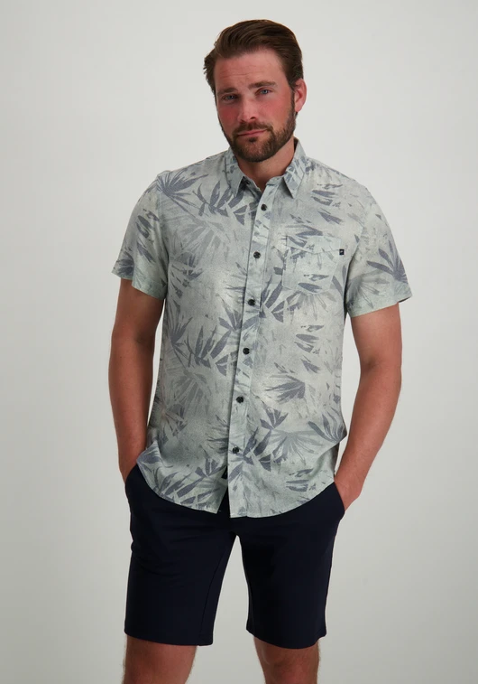 Petrol Men Shirt Short Sleeve AOP M-1050-SIS435