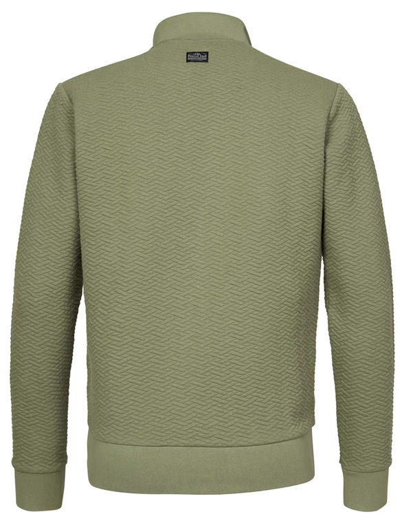 Petrol Men Sweater Collar Zip M-1040-SWC316