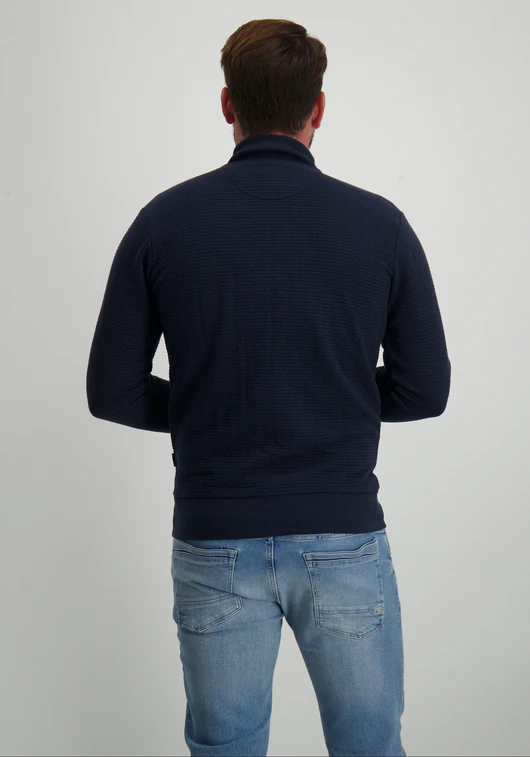 Petrol Men Sweater Collar Zip M-1050-SWC333
