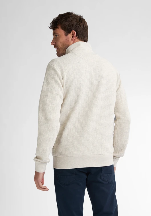 Petrol Men Sweater Collar Zip M-1050-SWC333