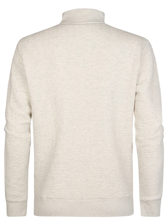 Petrol Men Sweater Collar Zip M-1050-SWC333