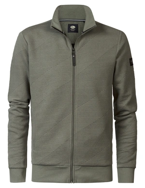 Petrol Men Sweater Collar Zip M-3040-SWC315