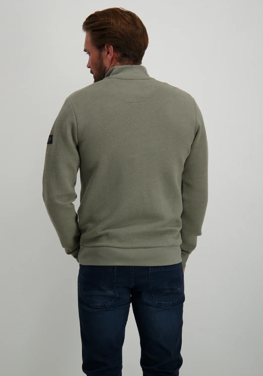 Petrol Men Sweater Collar Zip M-3040-SWC315