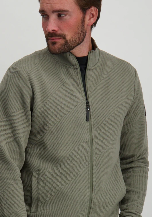 Petrol Men Sweater Collar Zip M-3040-SWC315