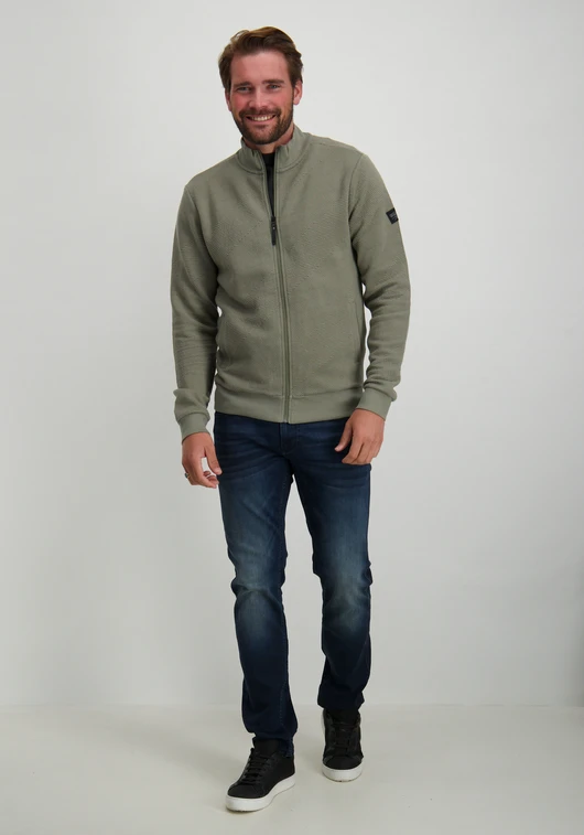 Petrol Men Sweater Collar Zip M-3040-SWC315