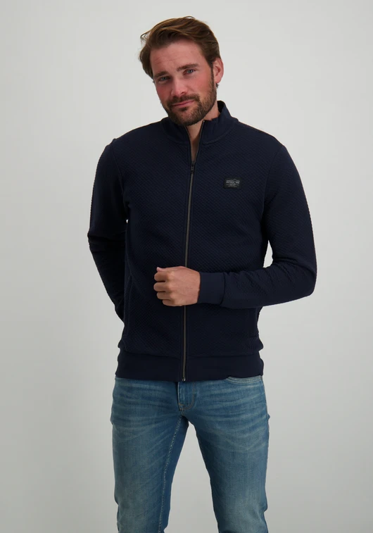 Petrol Men Sweater Collar Zip M-3040-SWC343