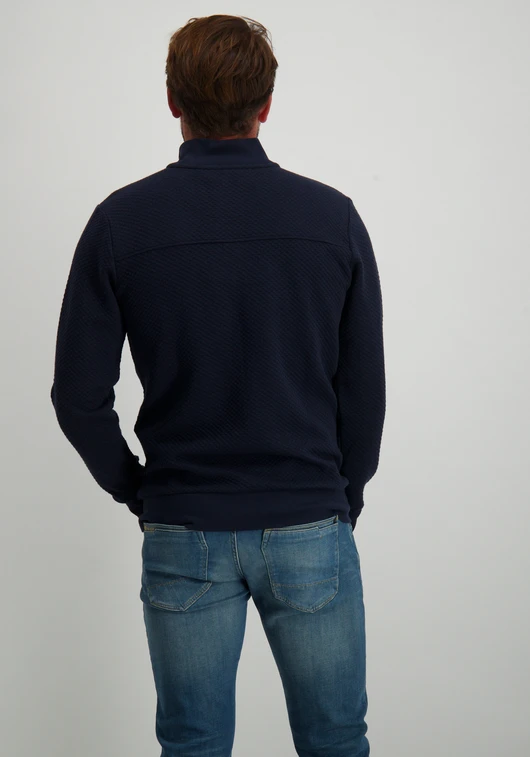 Petrol Men Sweater Collar Zip M-3040-SWC343