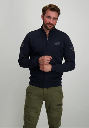 Petrol Men Sweater Collar Zip M-3040-SWC376