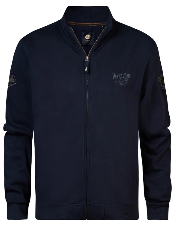 Petrol Men Sweater Collar Zip M-3040-SWC376
