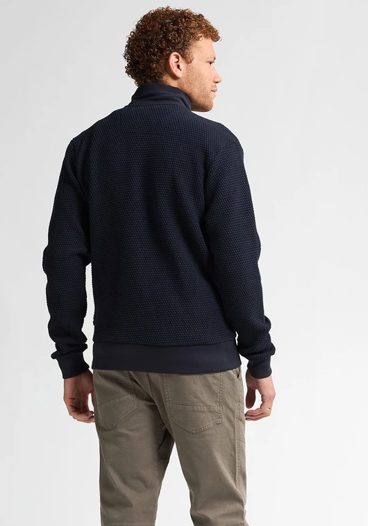 Petrol Men Sweater Collar Zip M-3050-SWC343