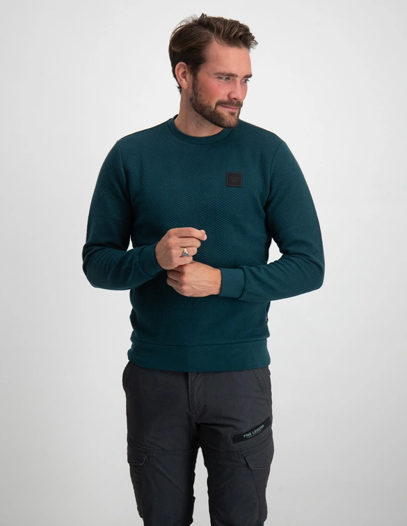 Petrol Men Sweater Round Neck M-3030-SWR386