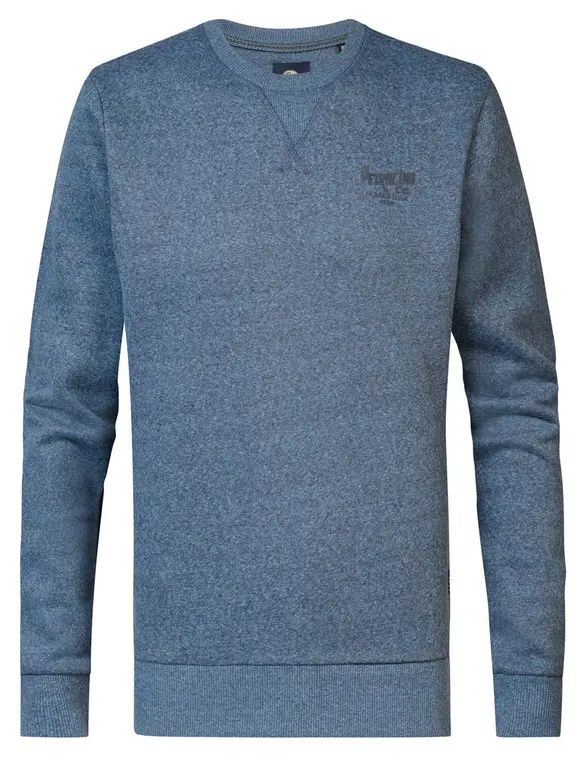 Petrol Men Sweater Round Neck Print M-3040-SWR309