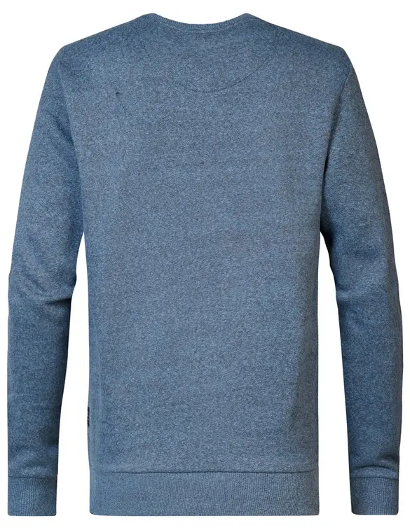 Petrol Men Sweater Round Neck Print M-3040-SWR309