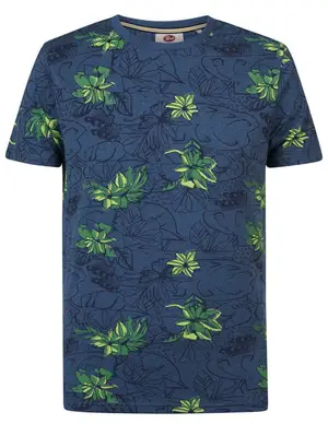 Petrol Men T-Shirt SS AOP M-1030-TSR655