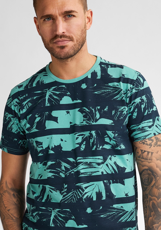 Petrol Men T-Shirt SS AOP M-1050-TSR113