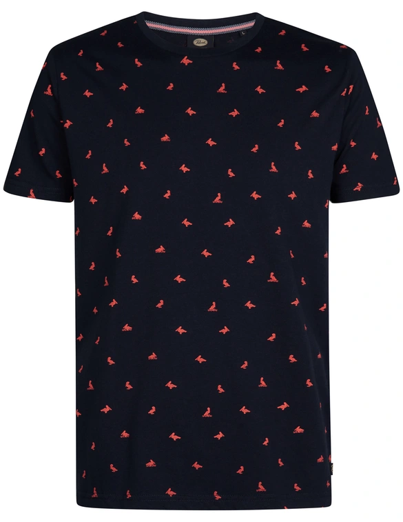 Petrol Men T-Shirt SS AOP M-1050-TSR118