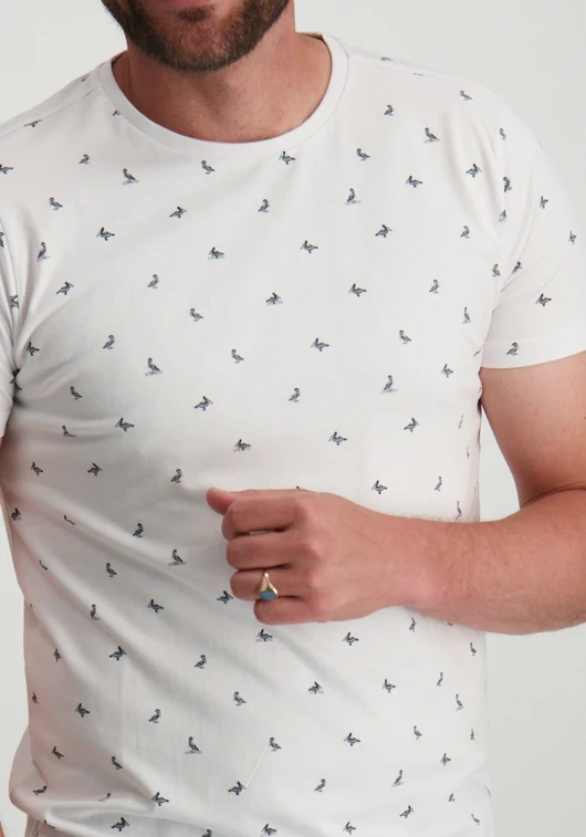 Petrol Men T-Shirt SS AOP M-1050-TSR118