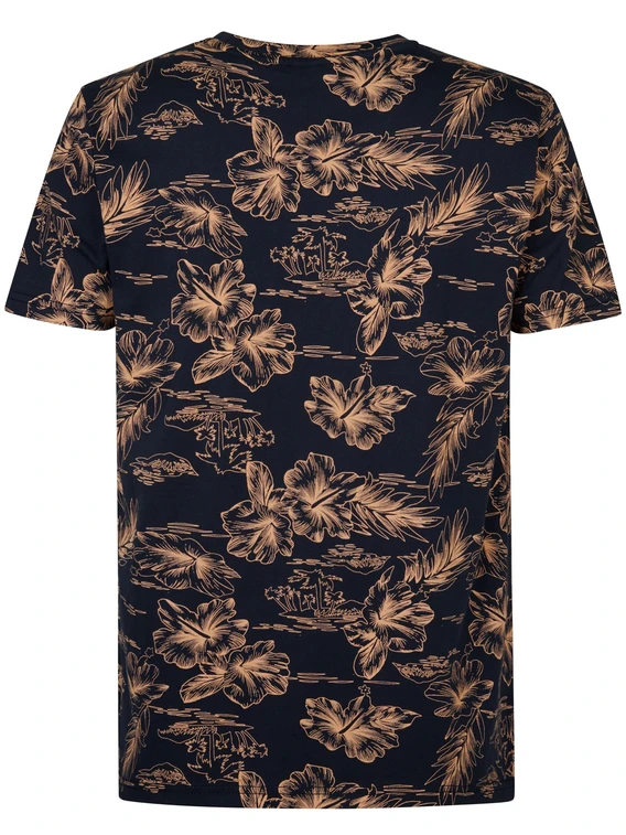 Petrol Men T-Shirt SS AOP M-1050-TSR623